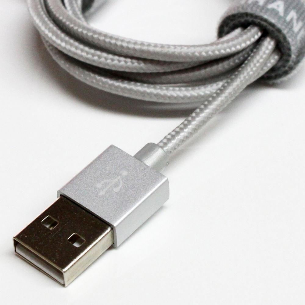Tera Grand Apple MFi Lightning to USB Braided Cable with Aluminum Housing