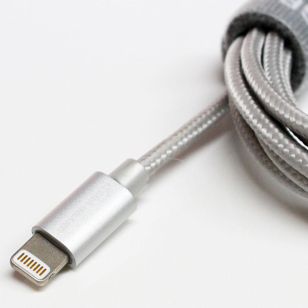Tera Grand Apple MFi Lightning to USB Braided Cable with Aluminum Housing