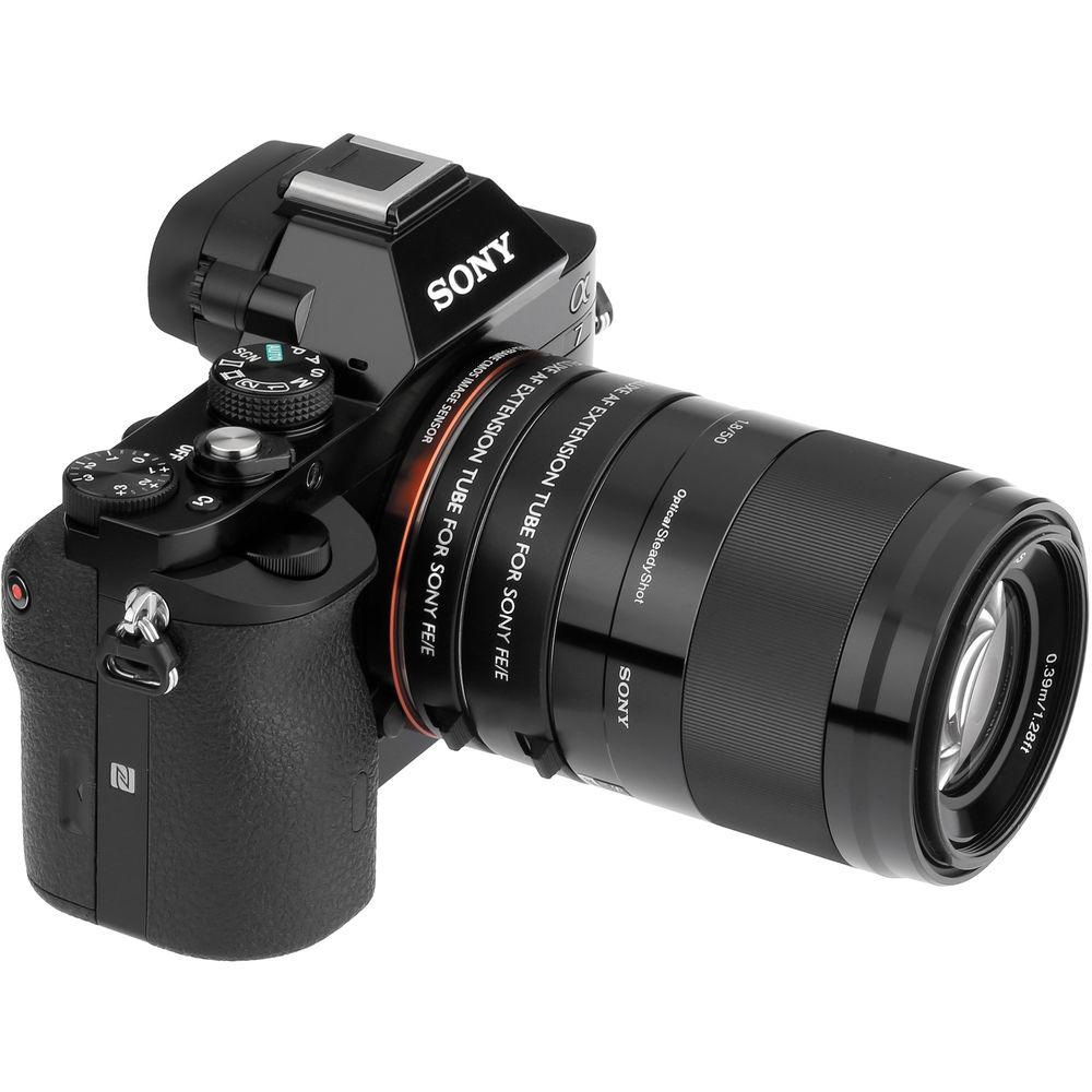 Vello Deluxe Auto Focus Extension Tube Set for Sony E Mount