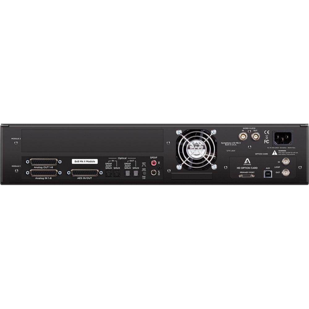 Apogee Electronics Symphony I O Mk II HD 16x16 - Multi-Channel Audio Interface for Pro Tools HD
