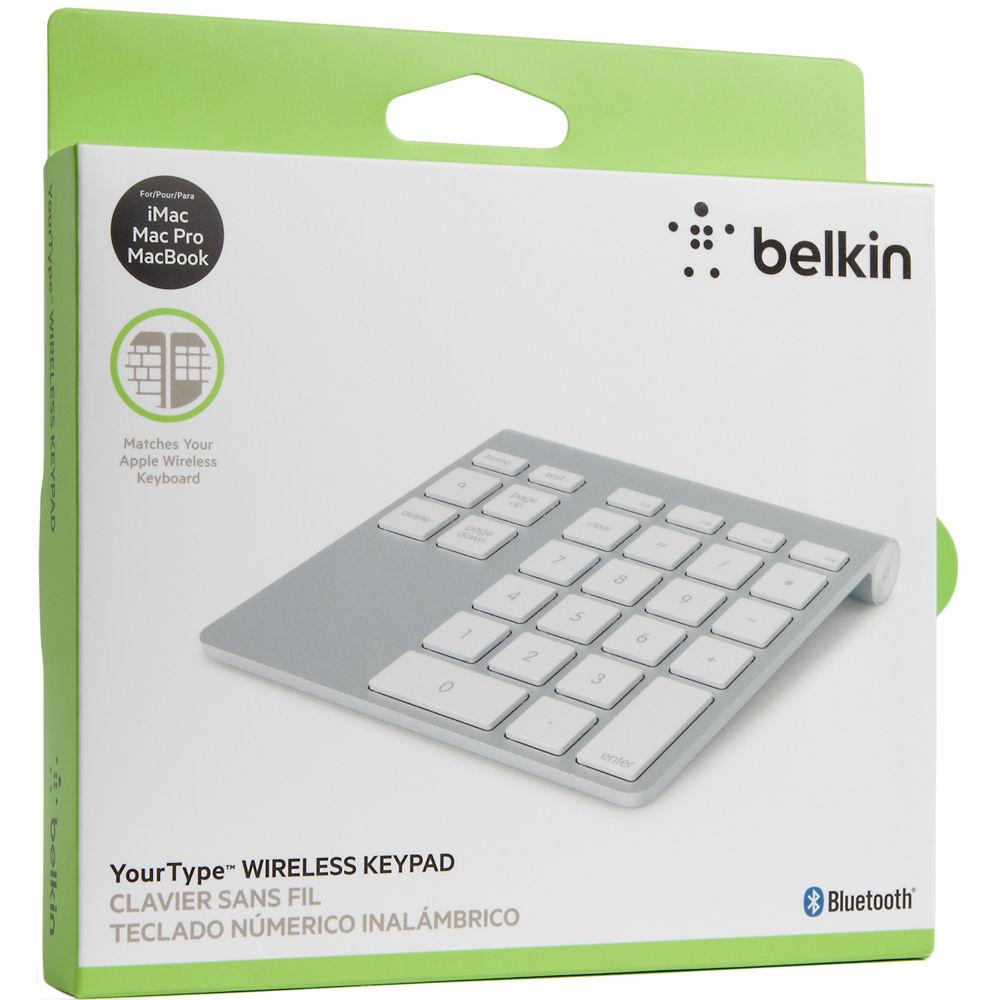 Belkin YourType Bluetooth Wireless Keypad for MacBook Air MacBook Pro iMac
