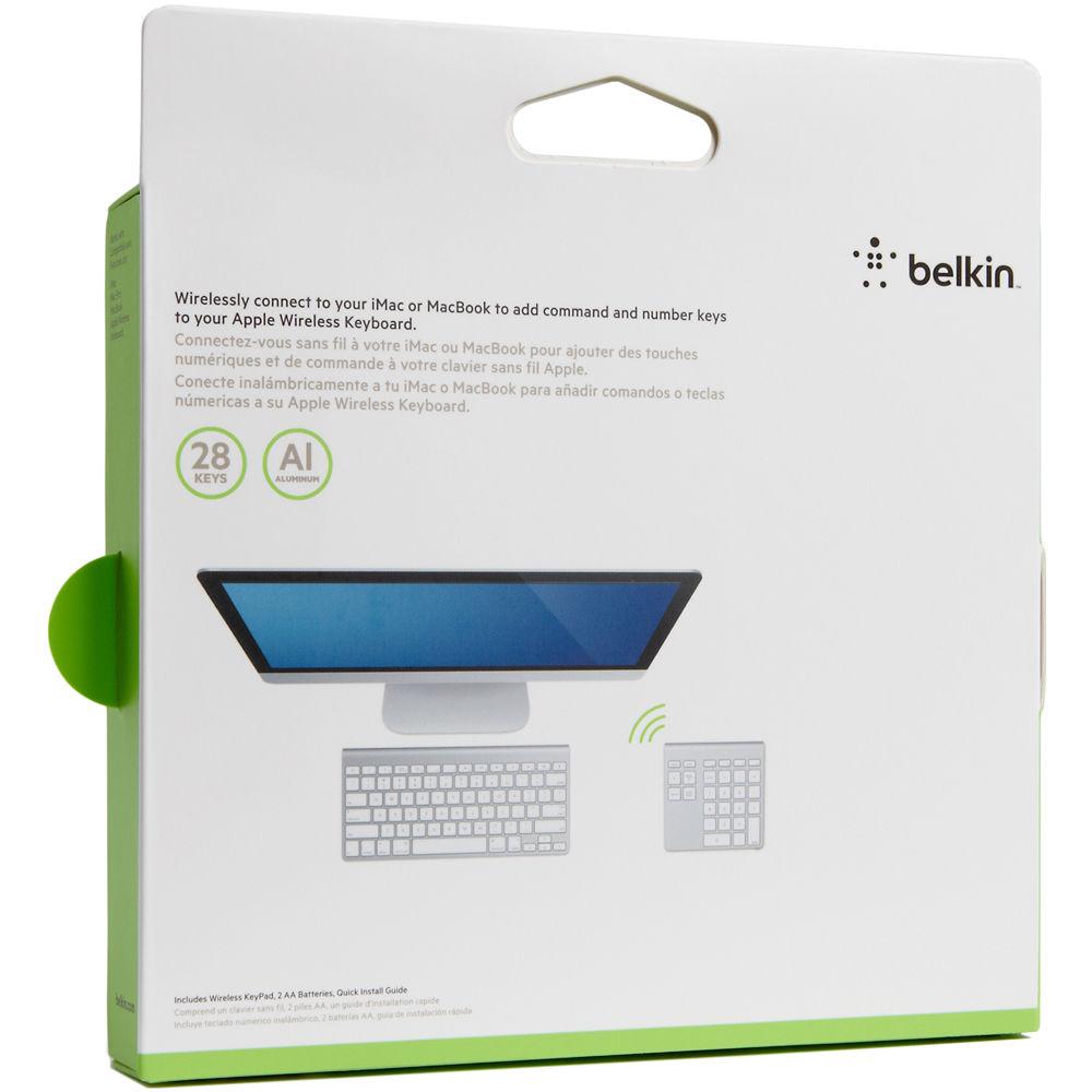 Belkin YourType Bluetooth Wireless Keypad for MacBook Air MacBook Pro iMac