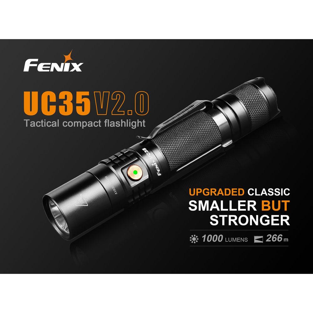 Fenix Flashlight UC35 v.2 Rechargeable LED Flashlight