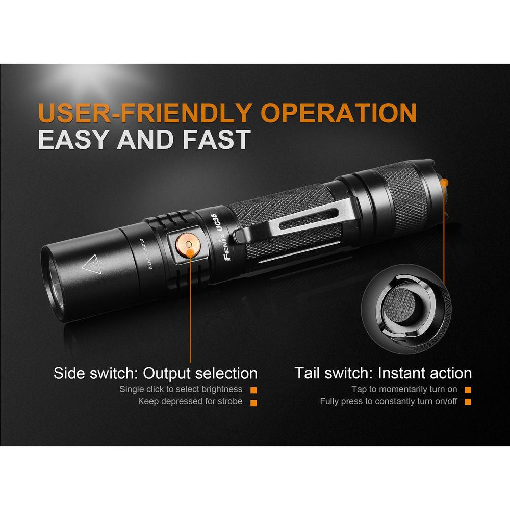 Fenix Flashlight UC35 v.2 Rechargeable LED Flashlight