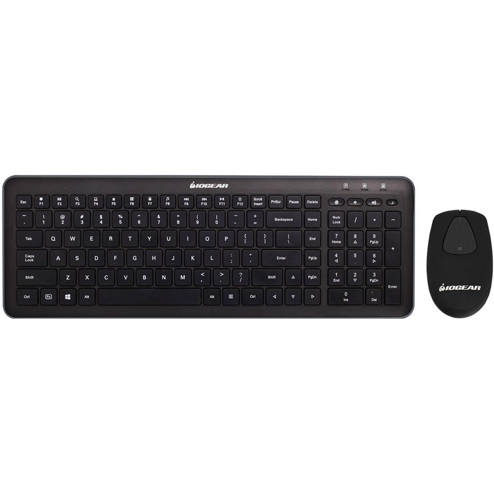 IOGEAR Tacturus RF Desktop Wireless Keyboard and Touch Mouse Combo