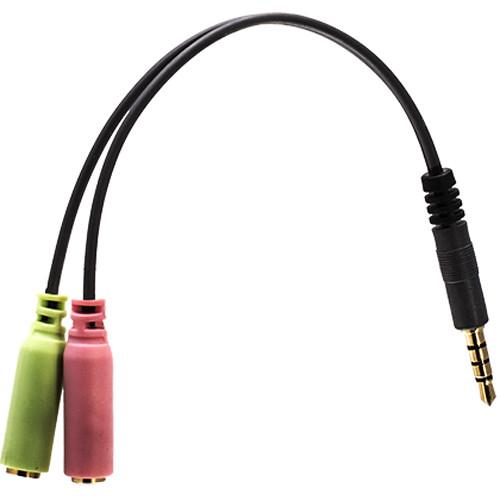 Kingwin HPS-185 3.5mm Combo Microphone & Headphone Splitter Cable