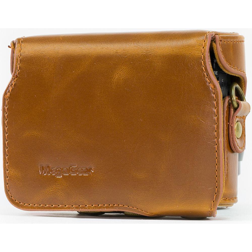 MegaGear Ever Ready PU Leather Camera Case and Strap for Sony Cyber-shot DSC-RX100 VI, V, IV, III