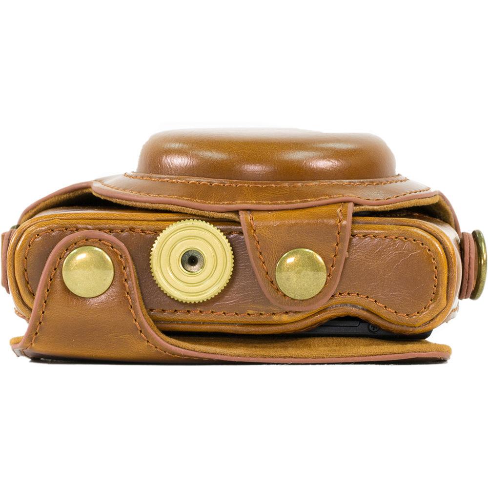 MegaGear Ever Ready PU Leather Camera Case and Strap for Sony Cyber-shot DSC-RX100 VI, V, IV, III