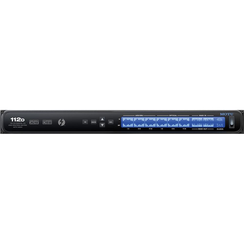 MOTU 112D Thunderbolt and USB Audio Interface With AVB Networking and DSP