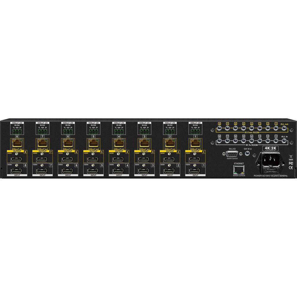 Shinybow 8 x HDMI In to 8 x HDMI or HDBaseT Out Matrix Routing Switcher