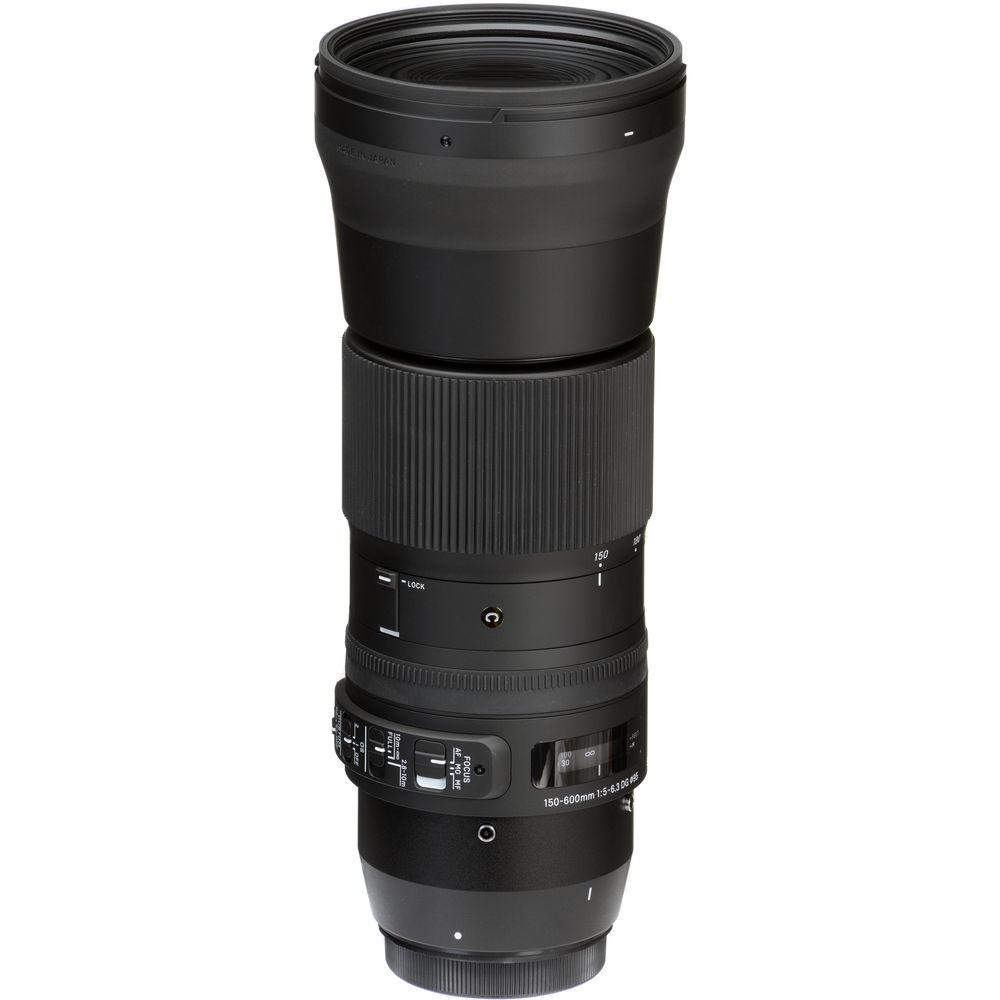 Sigma 150-600mm f 5-6.3 DG OS HSM Contemporary Lens and TC-1401 1.4x Teleconverter Kit for Sigma SA