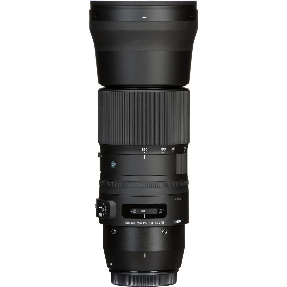 Sigma 150-600mm f 5-6.3 DG OS HSM Contemporary Lens and TC-1401 1.4x Teleconverter Kit for Sigma SA