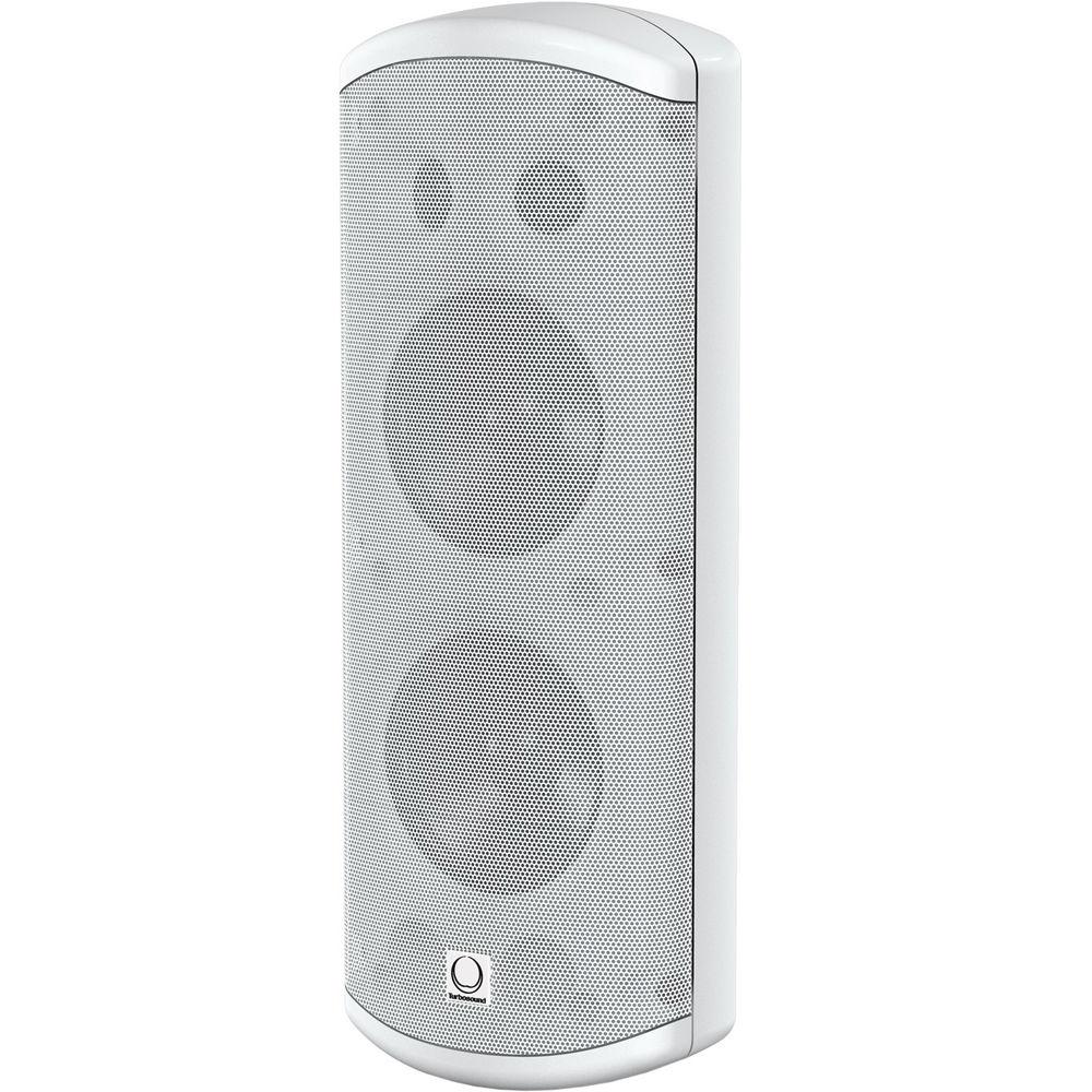 Turbosound Impact TCI53-TR-WH Dual 2-Way Weather-Resistant 5" Full-Range Loudspeakers with Line Transformer