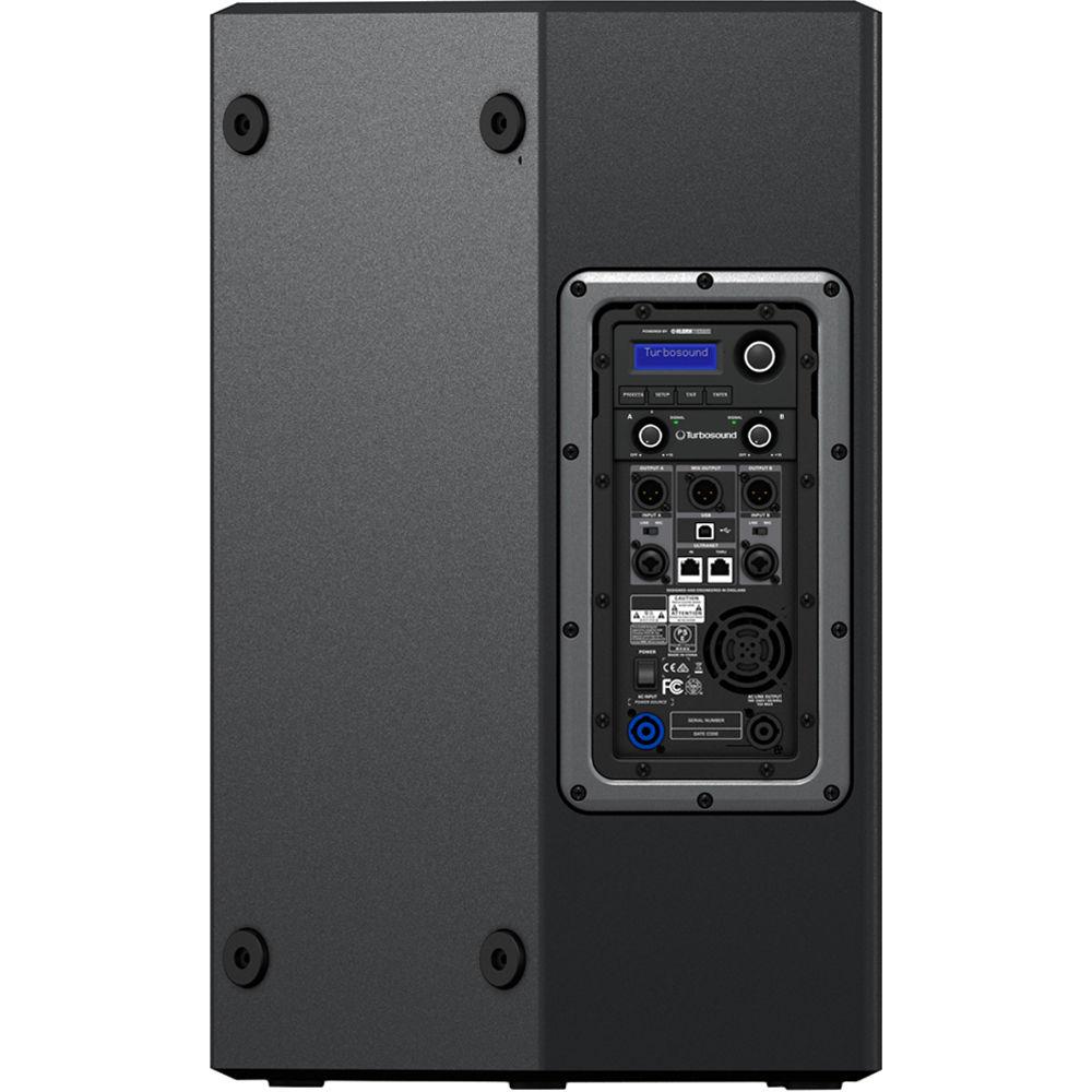 Turbosound Siena 2500W 15" Powered Loudspeaker with KLARK TEKNIK DSP Technology and ULTRANET Networking