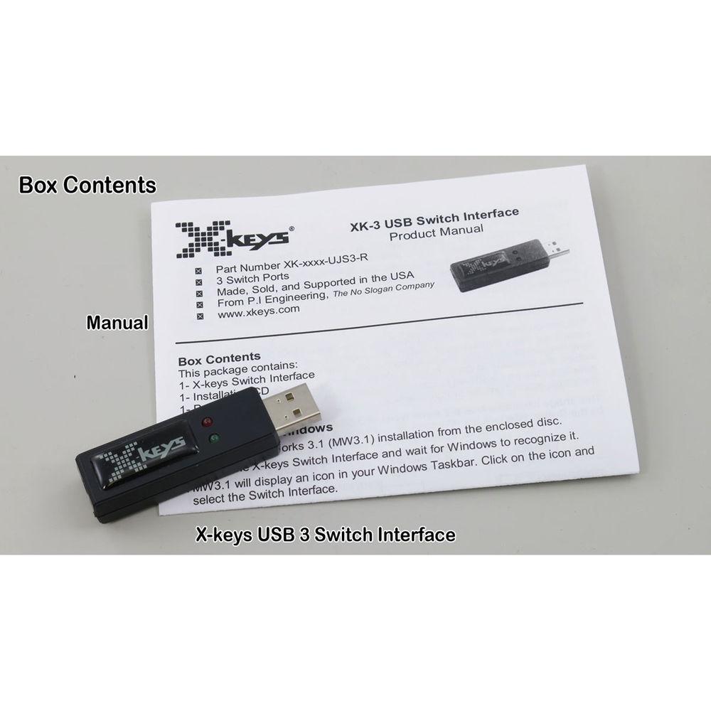 X-keys USB Three-Switch Interface