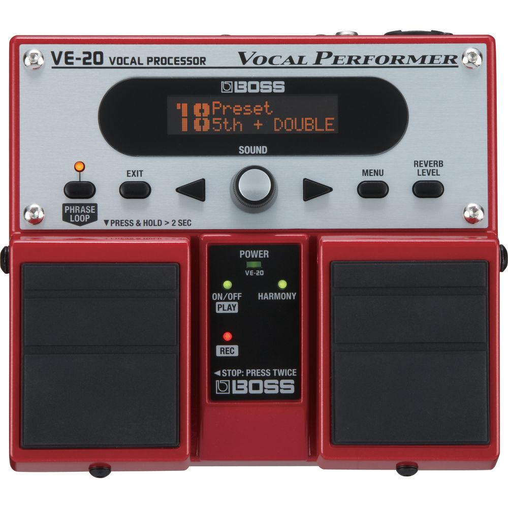 BOSS VE-20 Vocal Performer - Effects Processor for Vocalists