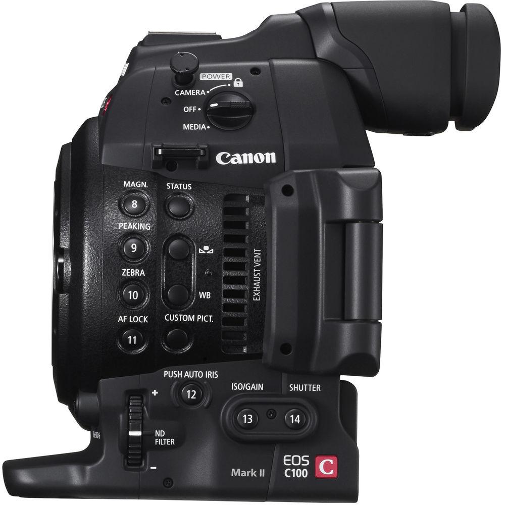 Canon EOS C100 Mark II Cinema EOS Camera with Dual Pixel CMOS AF
