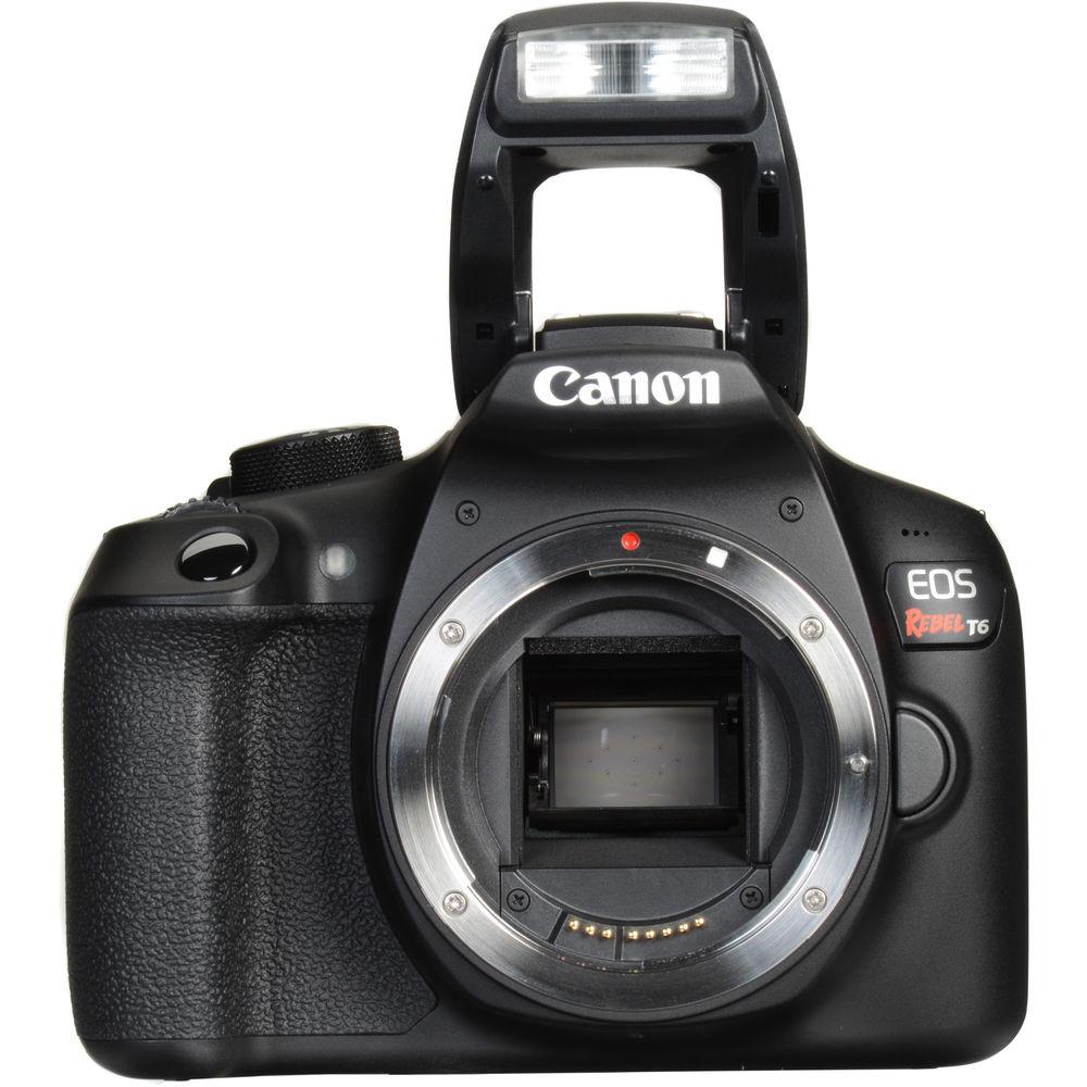 Canon EOS Rebel T6 DSLR Camera with 18-55mm Lens