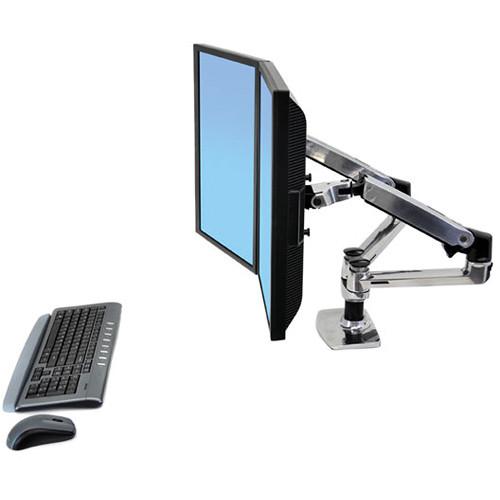 Ergotron LX Dual Desk Mount Side-by-Side Arm