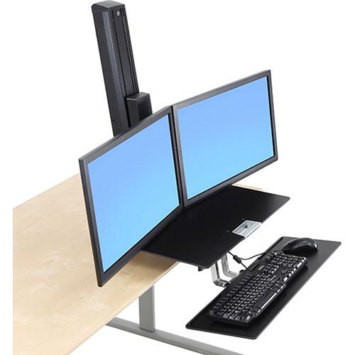Ergotron WorkFit-S Dual Monitor with Worksurface