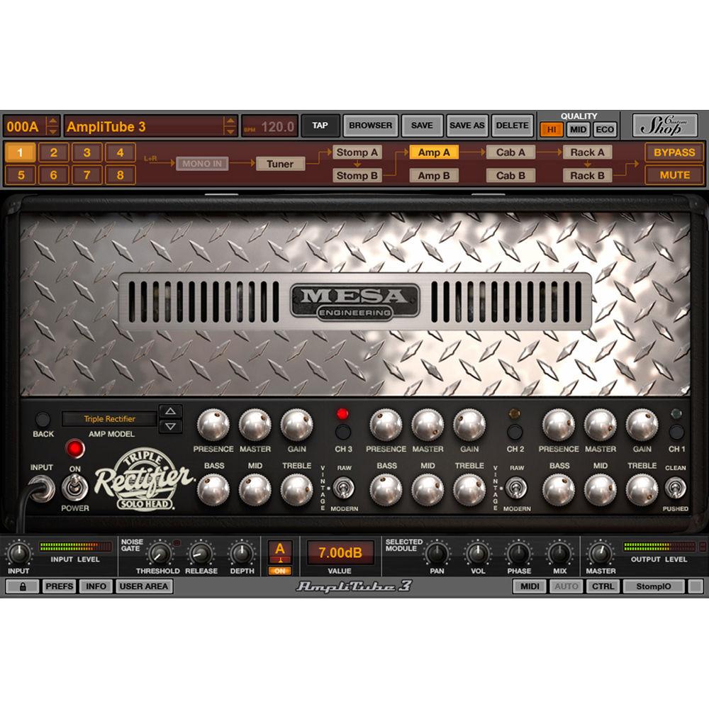 IK Multimedia AmpliTube MESA Boogie - Guitar Amplifier and Cabinet Emulation Software