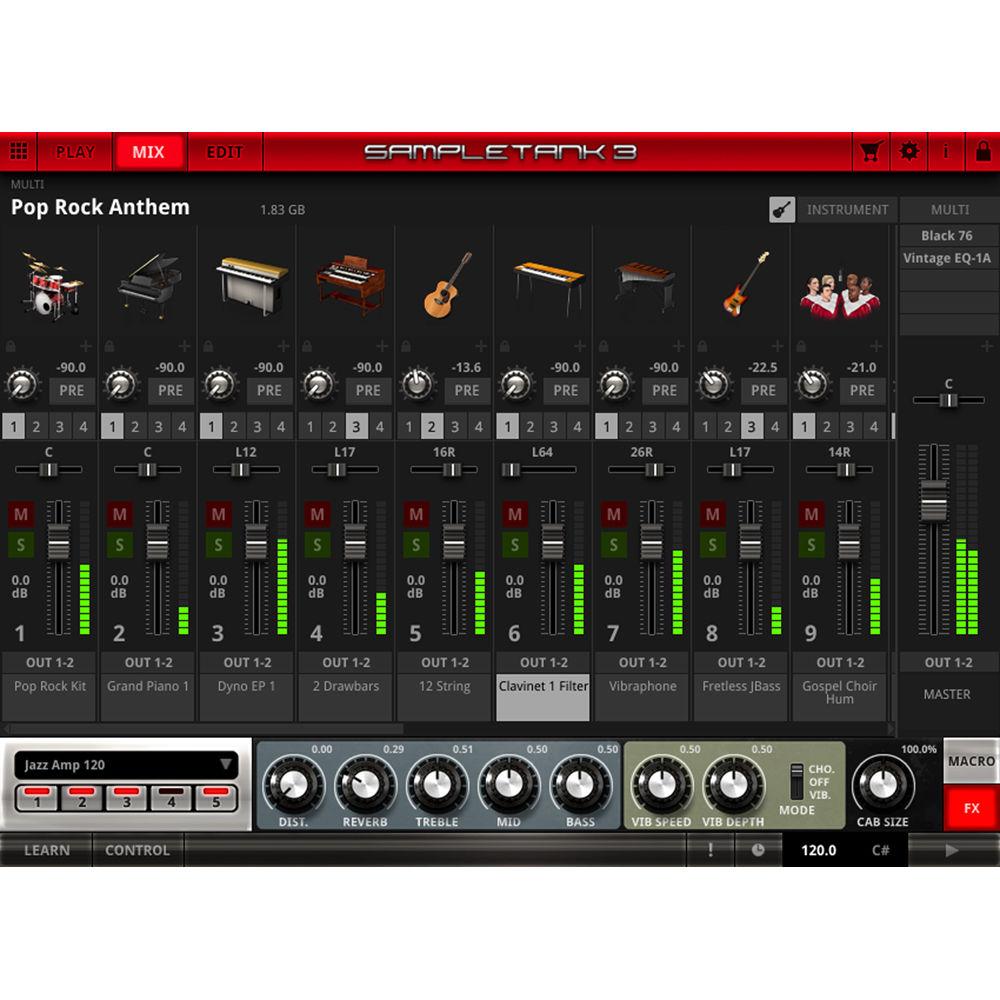 IK Multimedia SampleTank 3 Sample-Based Virtual Instrument