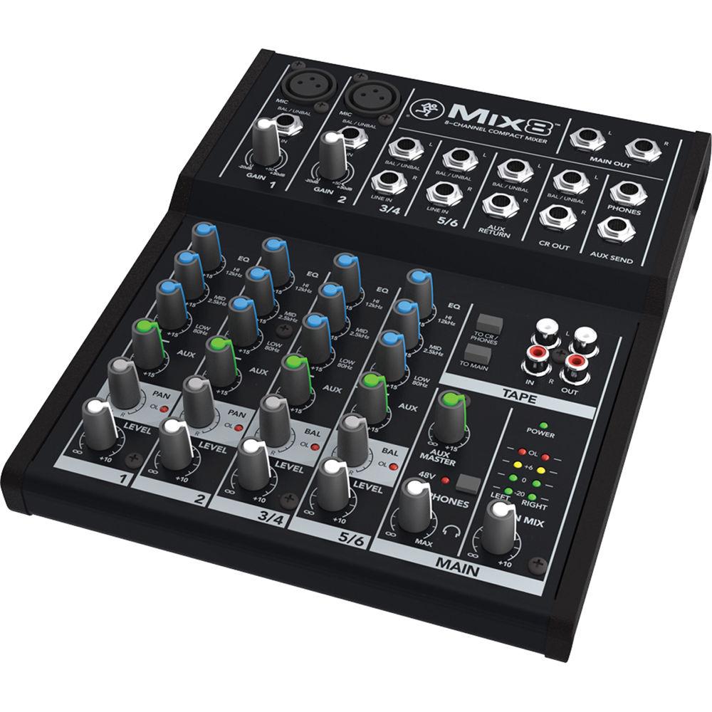Mackie Mix8 - 8-Channel Compact Mixer