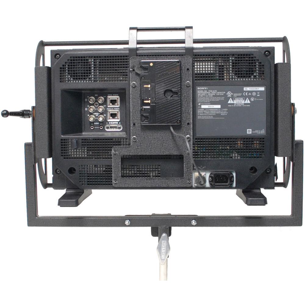 Nebtek Bracket for Sony PVM-A170 OLED Production Monitor with Gold Mount Adapter