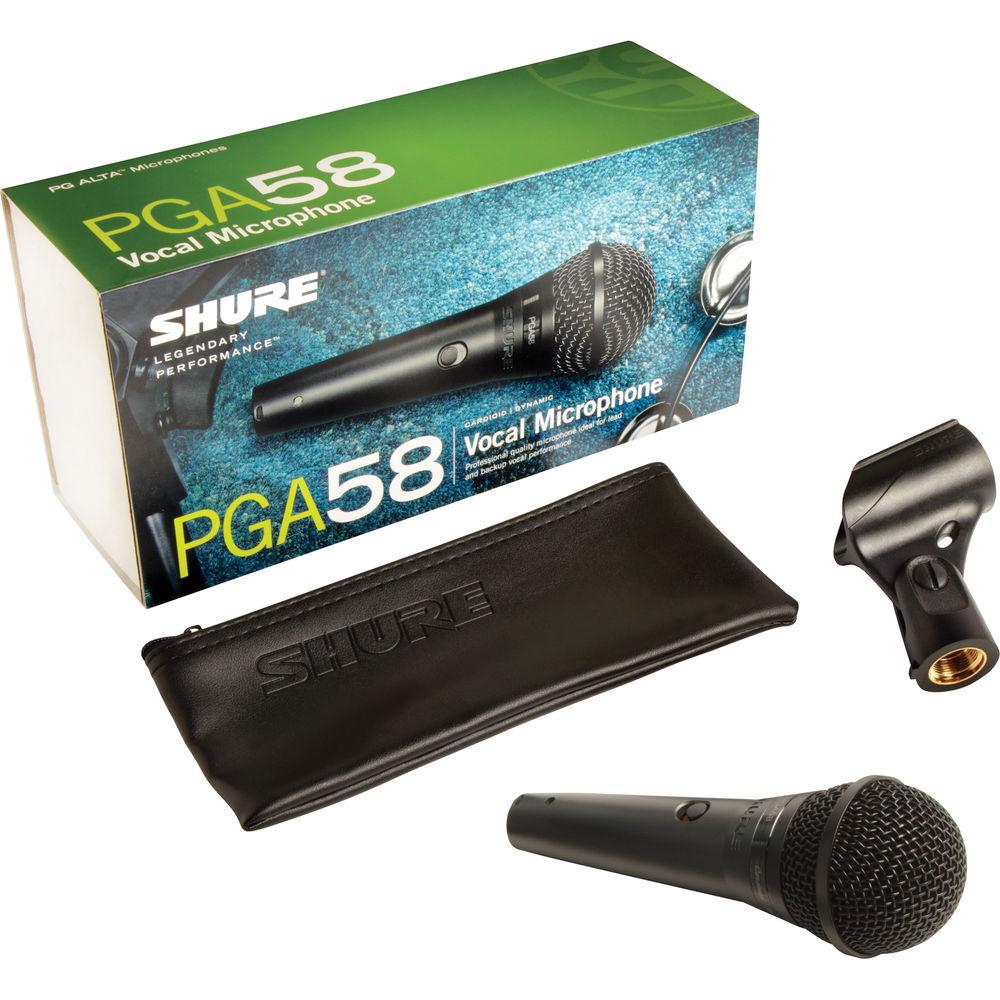 Shure PGA58-LC Cardioid Dynamic Vocal Microphone