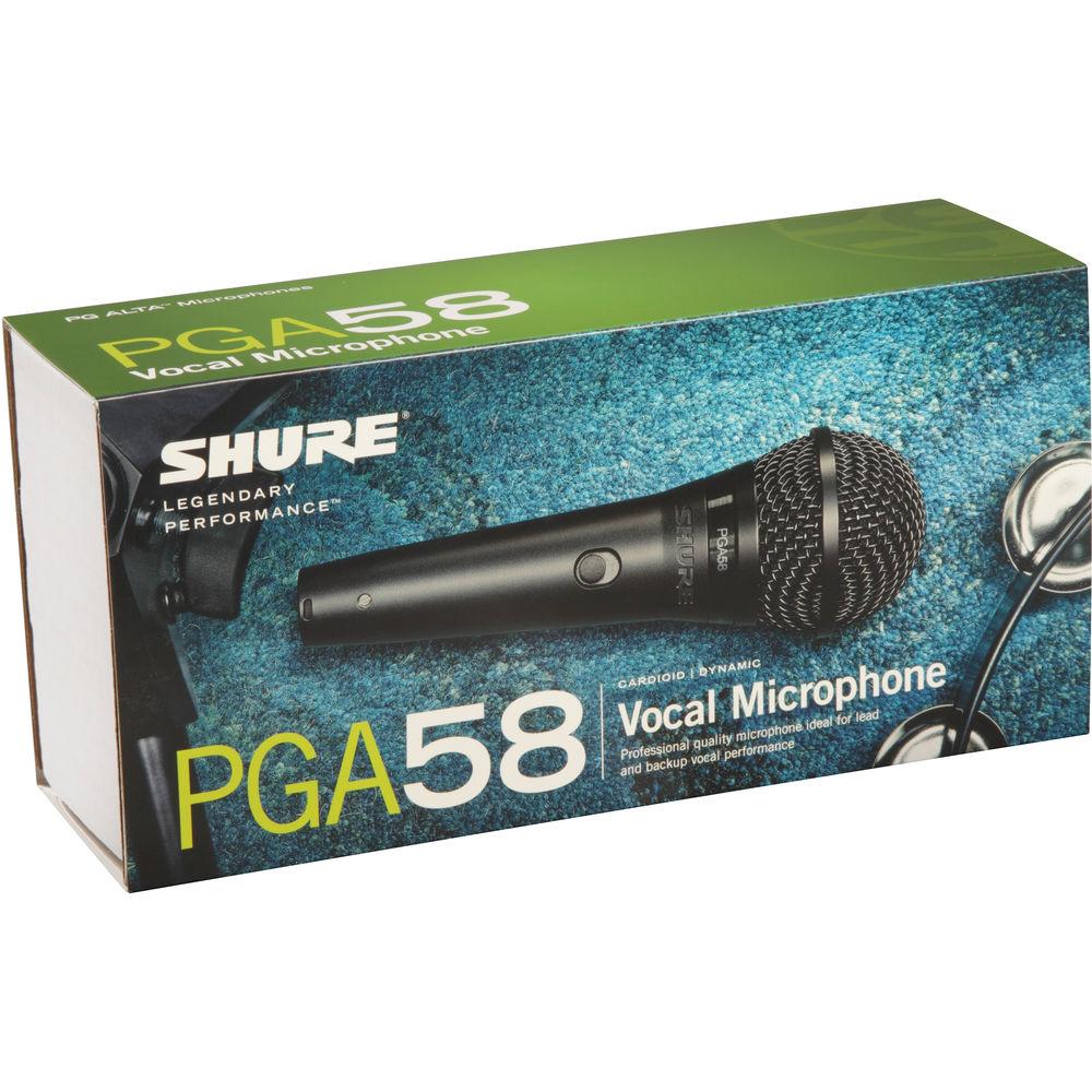 Shure PGA58-LC Cardioid Dynamic Vocal Microphone