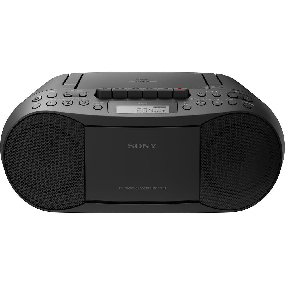 Sony CFD-S70 Portable CD Cassette Boombox