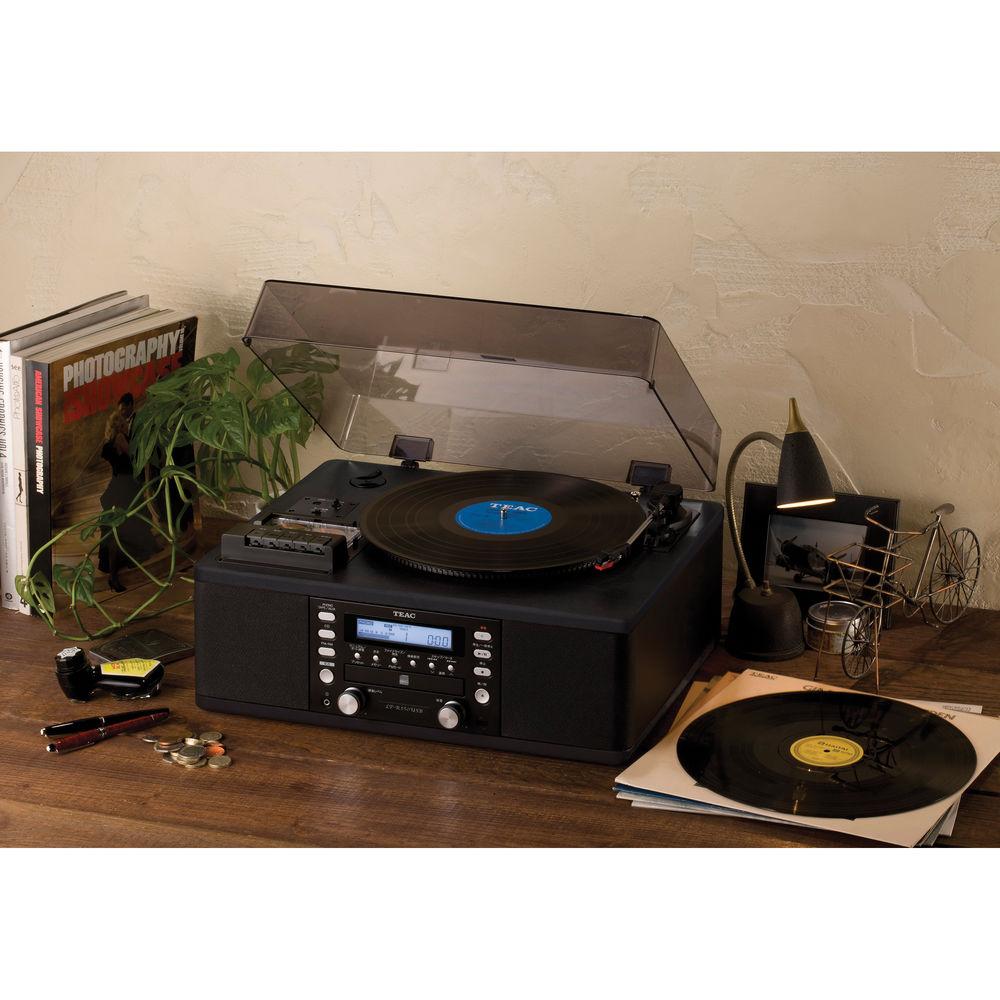Teac LPR-550USB Turntable with CD Recorder Cassette AM FM Tuner