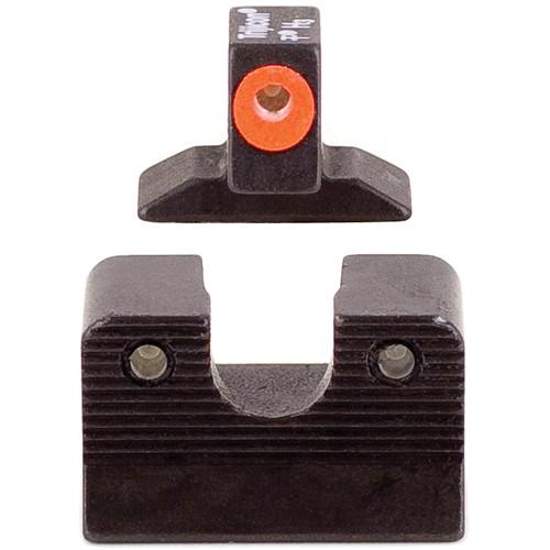 Trijicon BE113O Beretta 92 96A1 HD Night Sight Set with Orange Front Outline