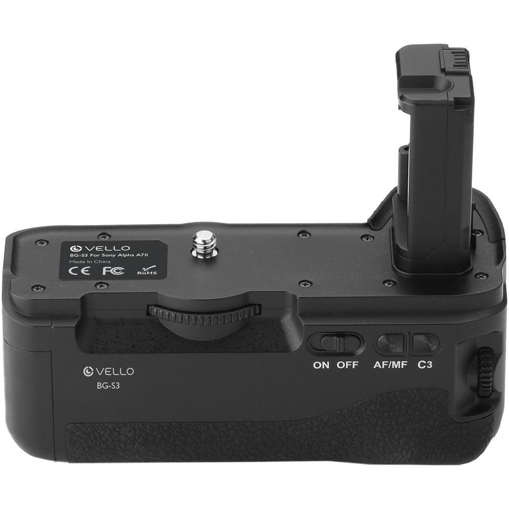 Vello BG-S3 Battery Grip for Sony Alpha a7 II, A7S II & a7R II