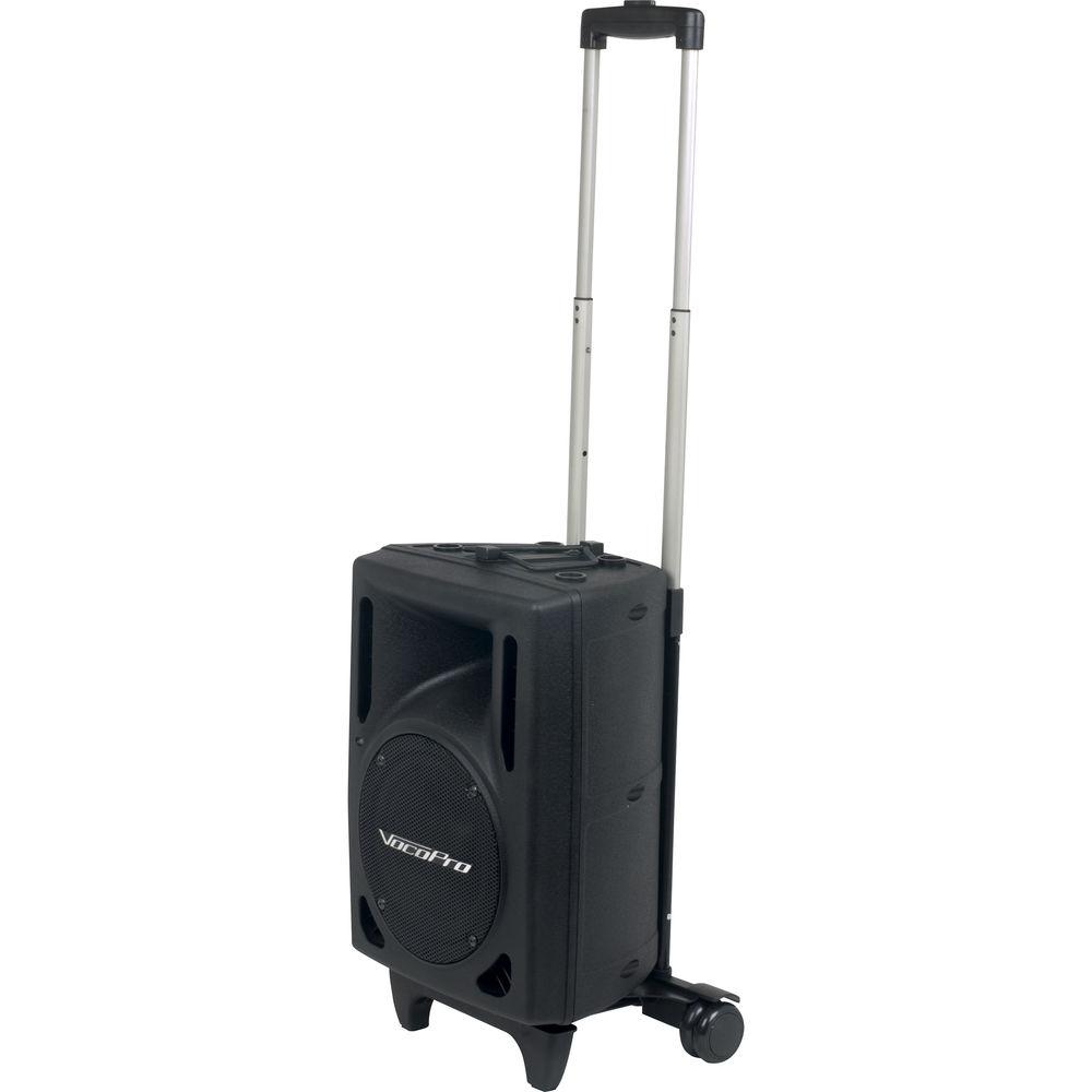 VocoPro Wireless Performer Powered Vocal Speaker & UHF Wireless Handheld Microphone