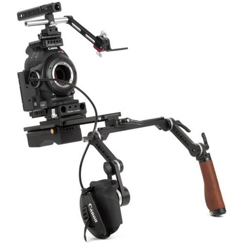 Wooden Camera Handgrip Relocator with ARRI Rosette for Canon C100 C100 MkII C300 C500