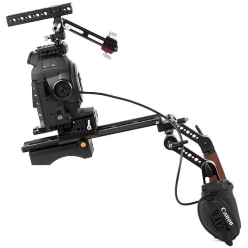 Wooden Camera Handgrip Relocator with ARRI Rosette for Canon C100 C100 MkII C300 C500