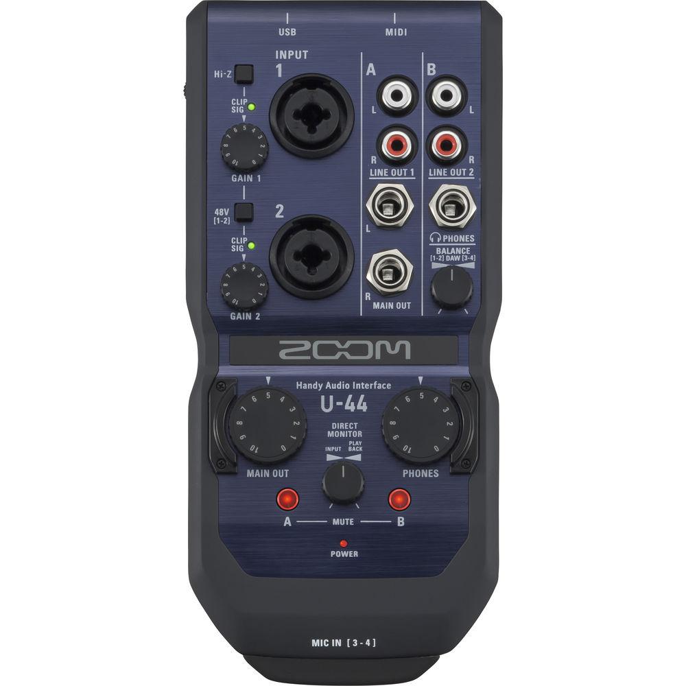 Zoom U-44 Handy 4-In 4-Out Audio Interface