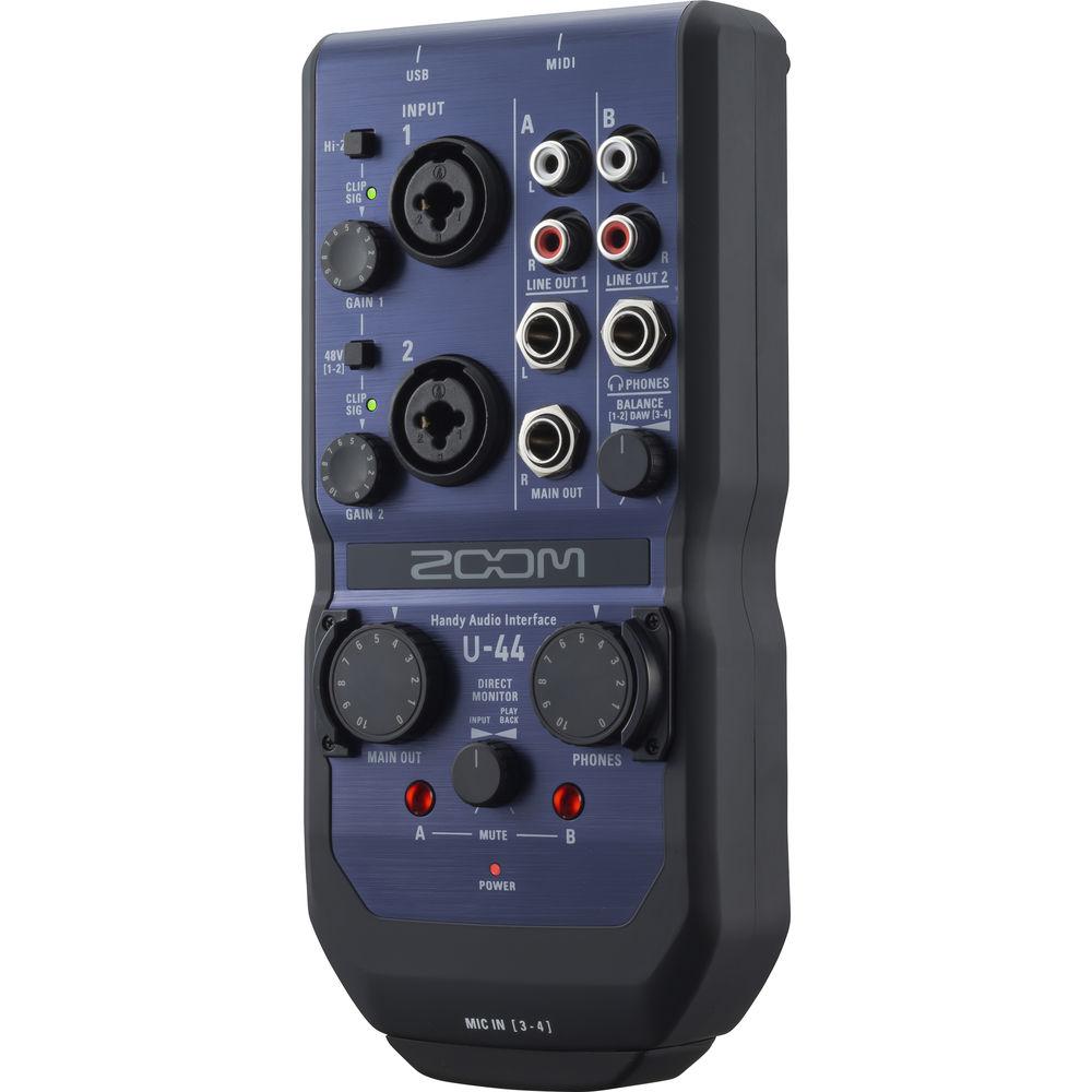 Zoom U-44 Handy 4-In 4-Out Audio Interface