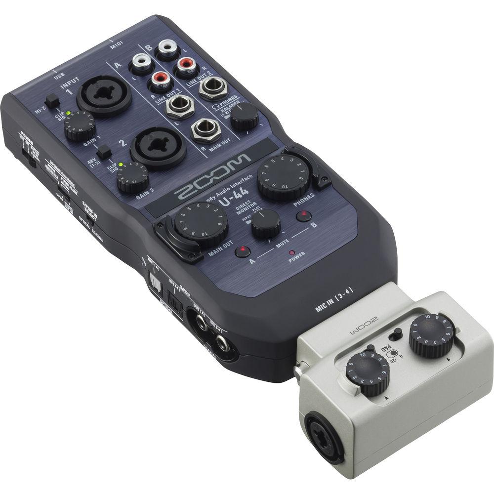 Zoom U-44 Handy 4-In 4-Out Audio Interface