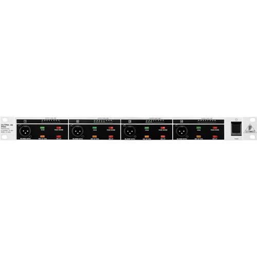 Behringer ULTRA-DI DI4000 - 4-Channel Rackmountable Active Direct Box with XLR and 1 4" Inputs Per Channel