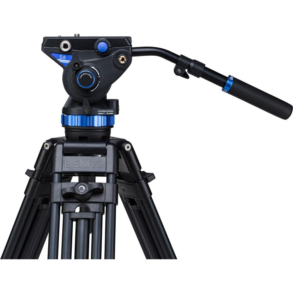 Benro S8 Dual Stage Video Tripod Kit