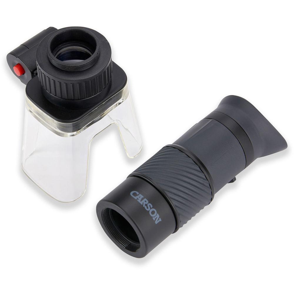 Carson MagniScope 3-in-1 LED Monocular, Loupe, and Microscope