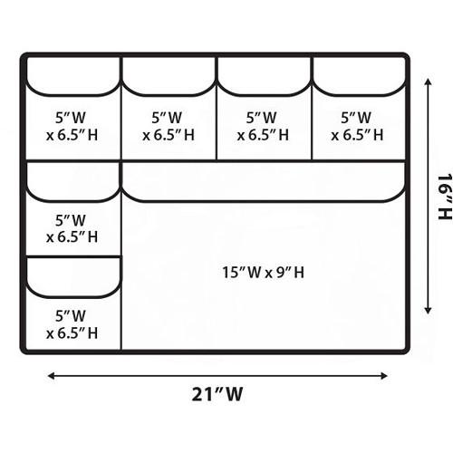 Harrison Pelican 1610 Lid Pockets