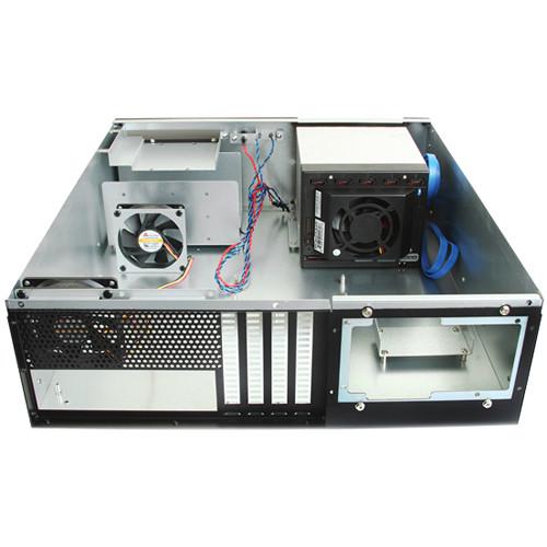iStarUSA D-340HN-T 3 RU Compact 4 x 3.5" Bay Trayless Hotswap microATX Rackmount Chassis