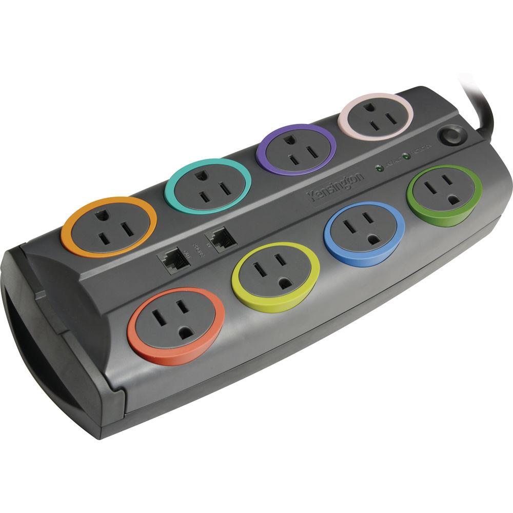 Kensington SmartSockets Standard 8-Outlet Surge Protector