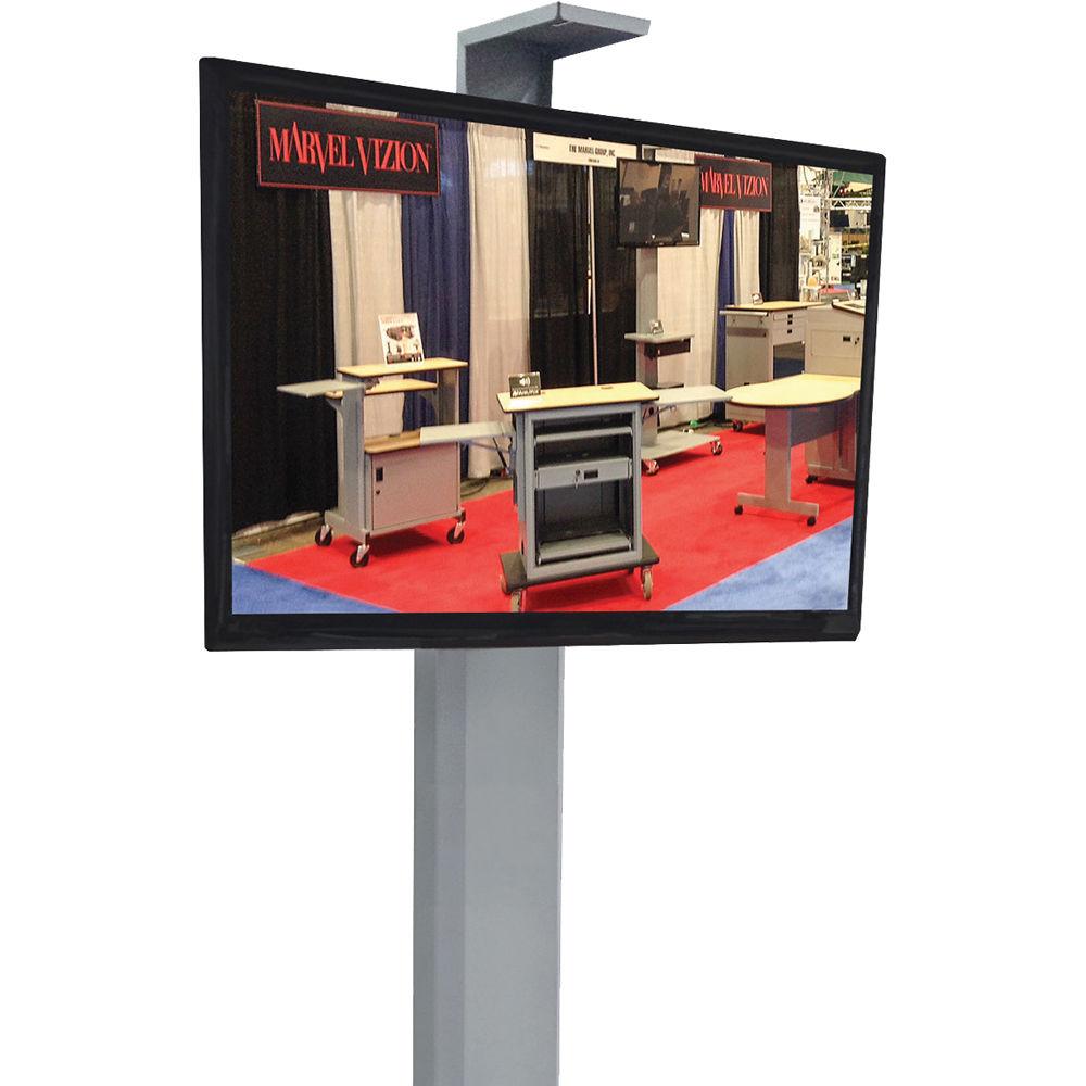 Marvel Mobile Flat Panel Monitor Stand w Two Shelves & Camera Shelf