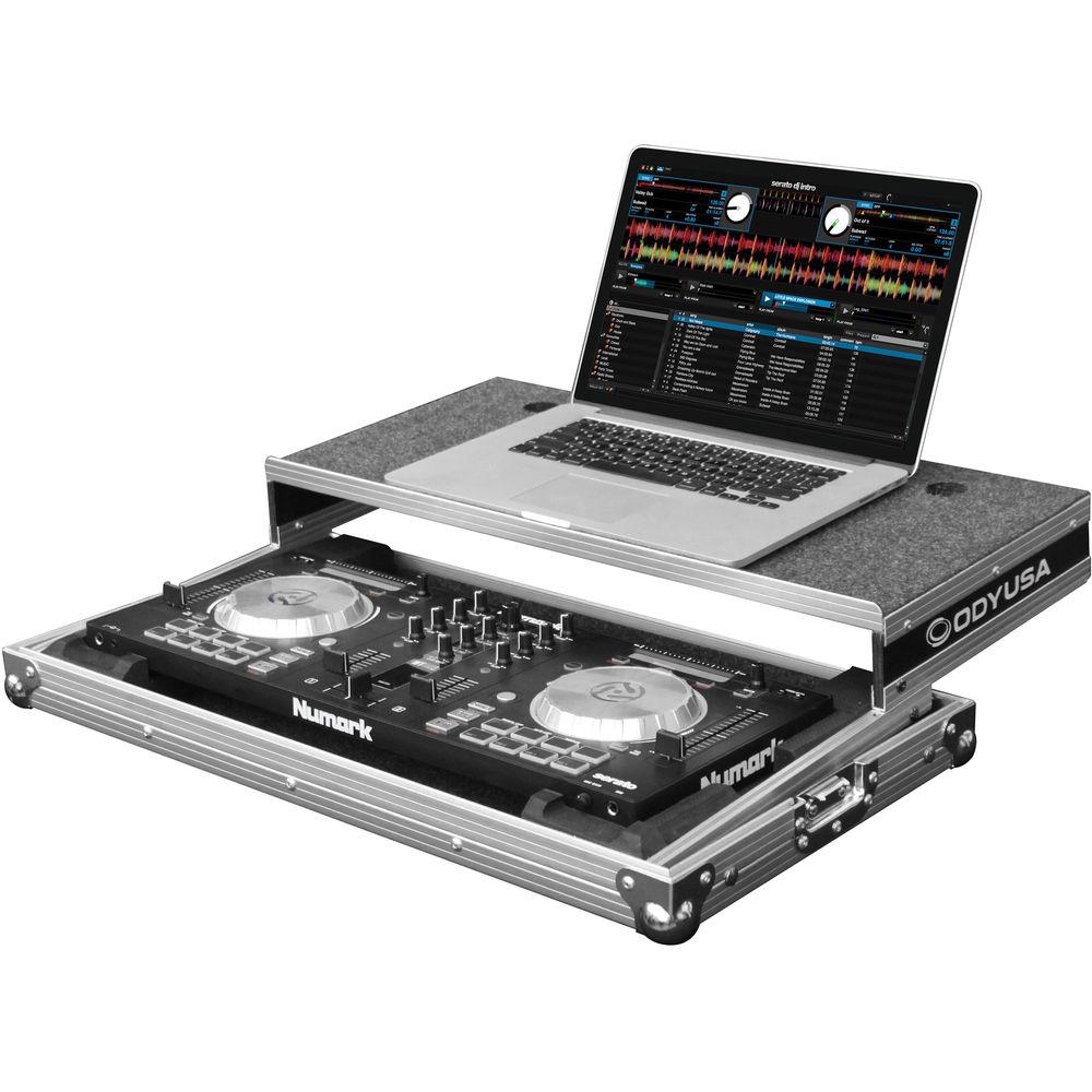 Odyssey Innovative Designs Flight Ready Glide Style Hard-Case for Numark Mixtrack 3 and Mixtrack Pro 3 DJ Controllers