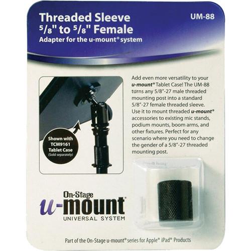 On-Stage UM88 U-Mount Female to Female Adapter