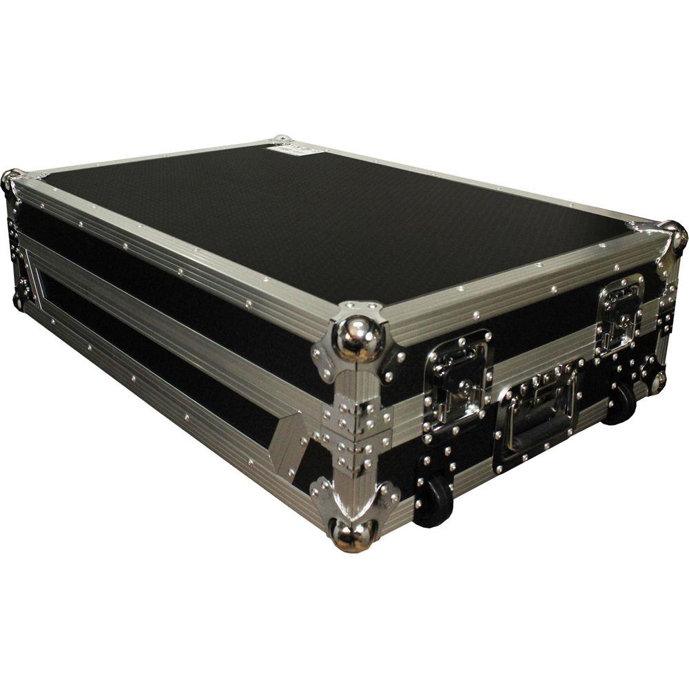 ProX Flight Case with Wheels for Numark NS7II and NS7III Digital Controller